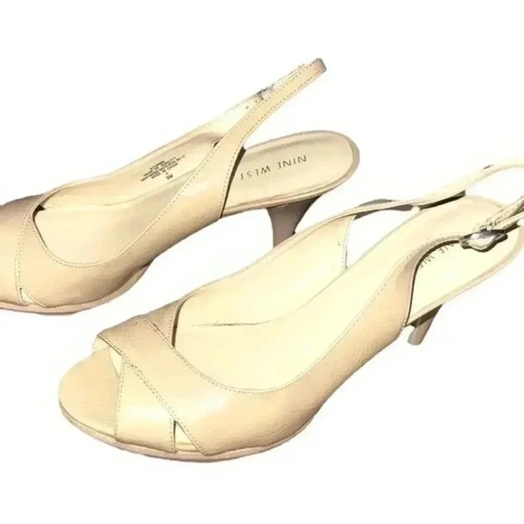 NINE WEST SLING BACK HEELS - Picture 2 of 7